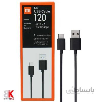 کابل شارژر TYPE C شیائومی 2 آمپر 1.2 متری پک دار