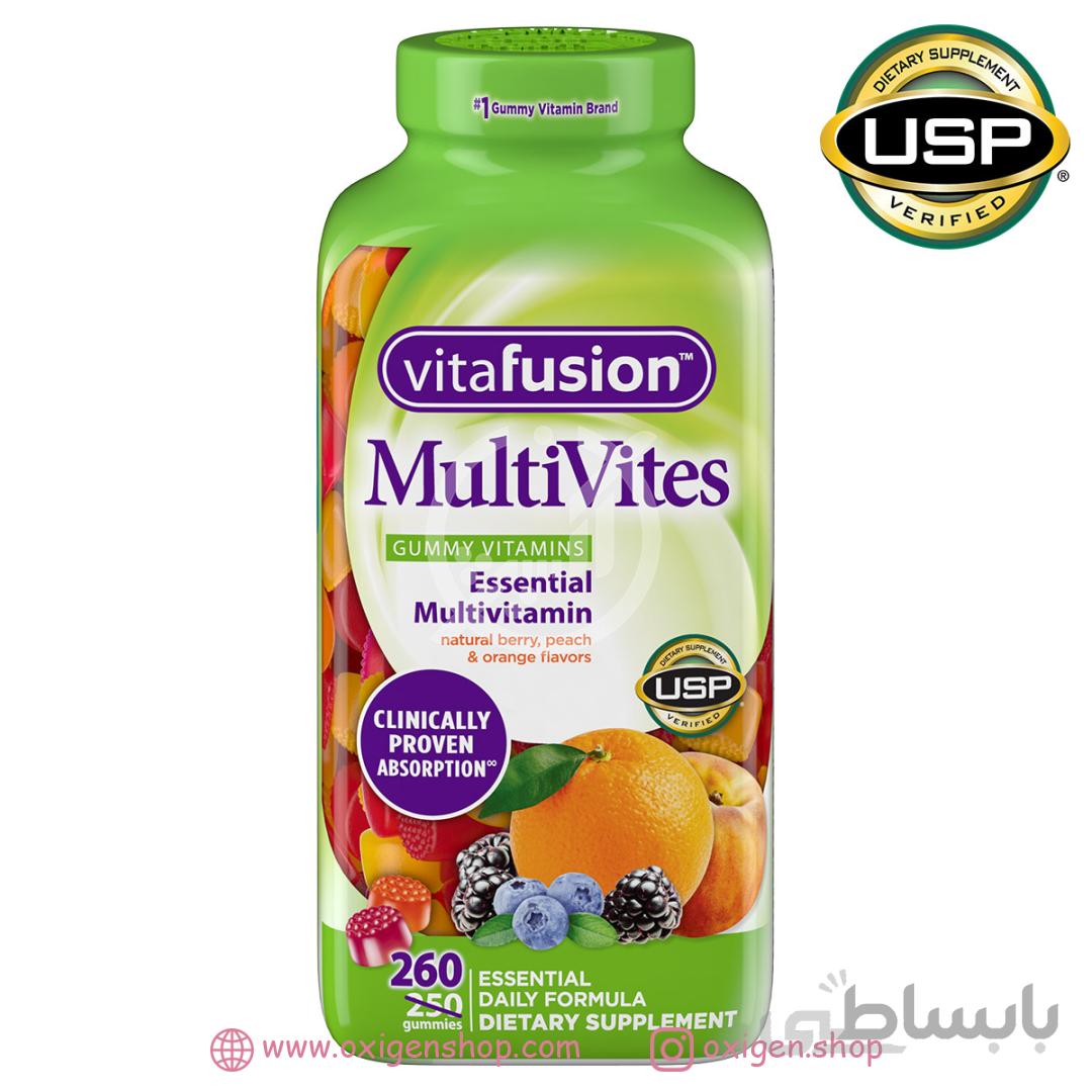 پاستیل مولتی ویتامین ویتافیوژن ا VitaFusion Multivites Gummy Vitamins