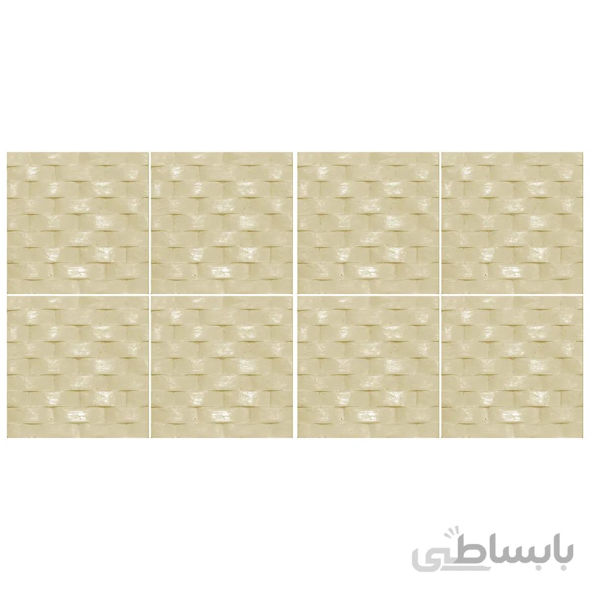 دیوارپوش تندیس و پیکره شهریار مدل امای کد W1010 22 بسته 8 عددی