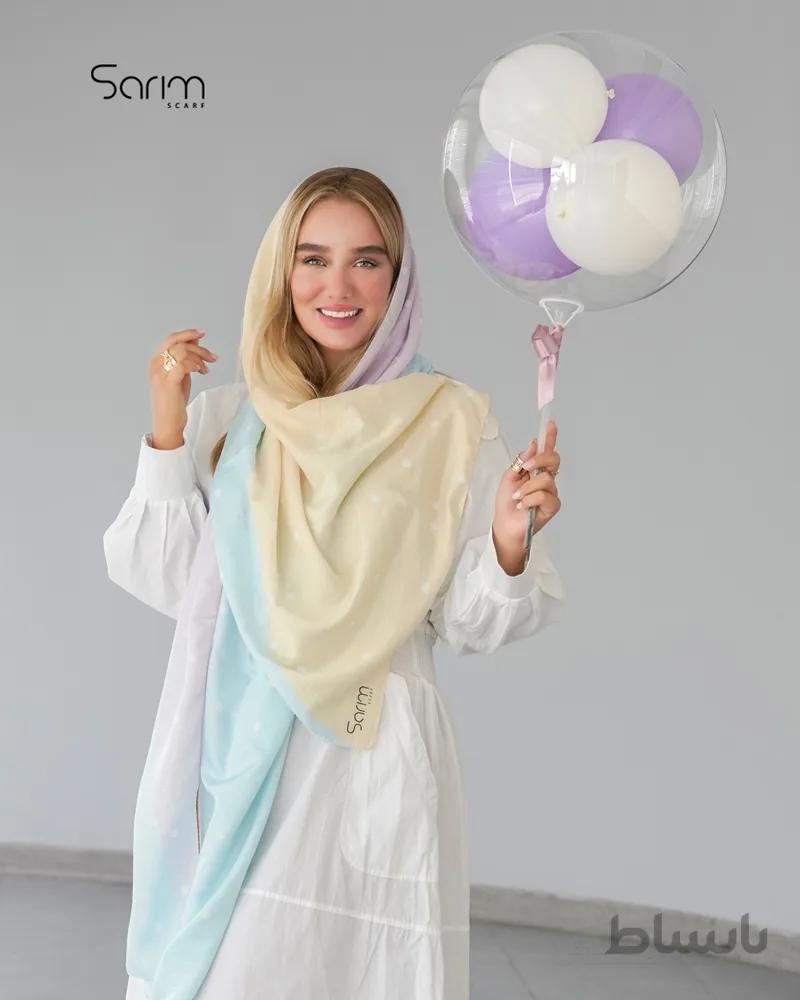 شال رعنا رنگی