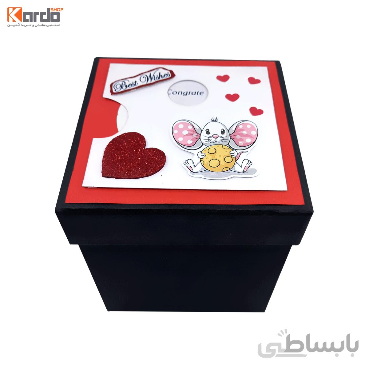 جعبه هدیه و کادو طرح ولنتاین