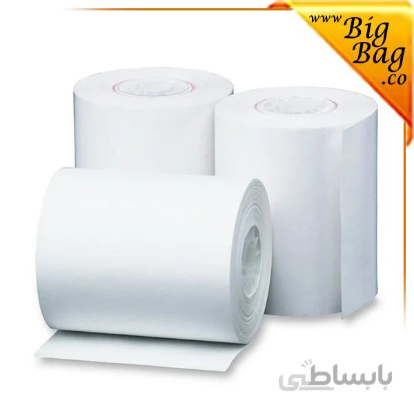 رول کاغذ حرارتی مشکی 8*50 متری آرال