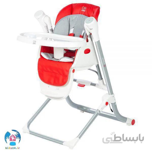 صندلی غذاخوری و تاب برقی قرمز جیکل jikelمدل Comfort3-75