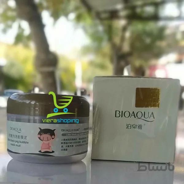 ماسک حبابی پاک کننده عمیق و لیفت پوست بیوآکوا BIOAQUA