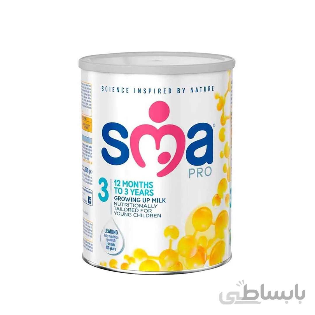 شیر اس ام ای شماره 3 800 گرم Milk SMA Pro 800g no 3 ا Milk SMA Pro 800g no:3