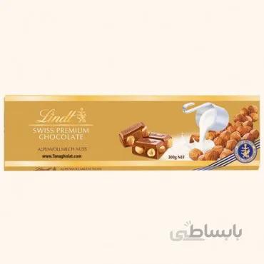 شکلات لینت مدل سوئیس پریمیوم - فندقی