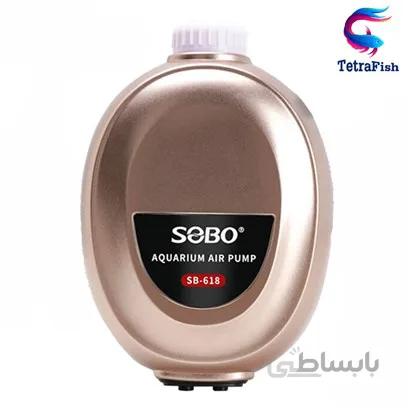 پمپ هوا دو خروجی بی صدا SB-618 سوبو