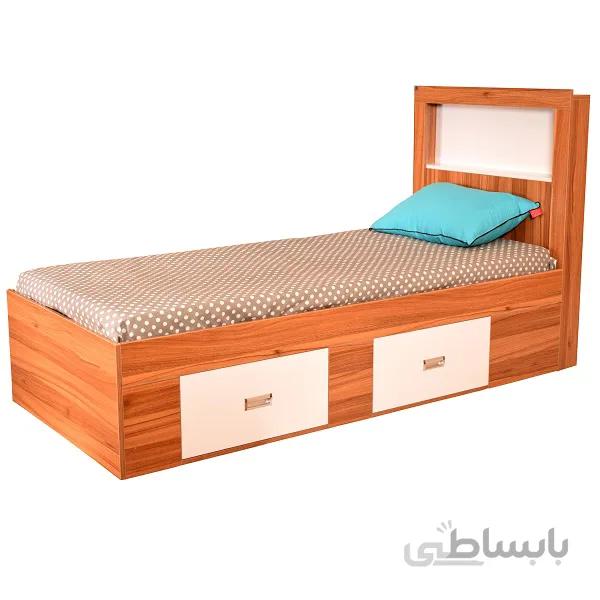 تخت خواب یک نفره لمکده مدل دلارا