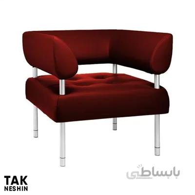مبل اداری تک نفره اروند ا Arvand Office Sofa 4010