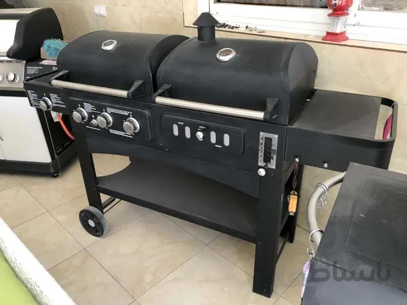 باربیکیو ۵شعله، مارک Wmesun، گازی، استیل، همراه با شعله ی مجاور(Side burner)
