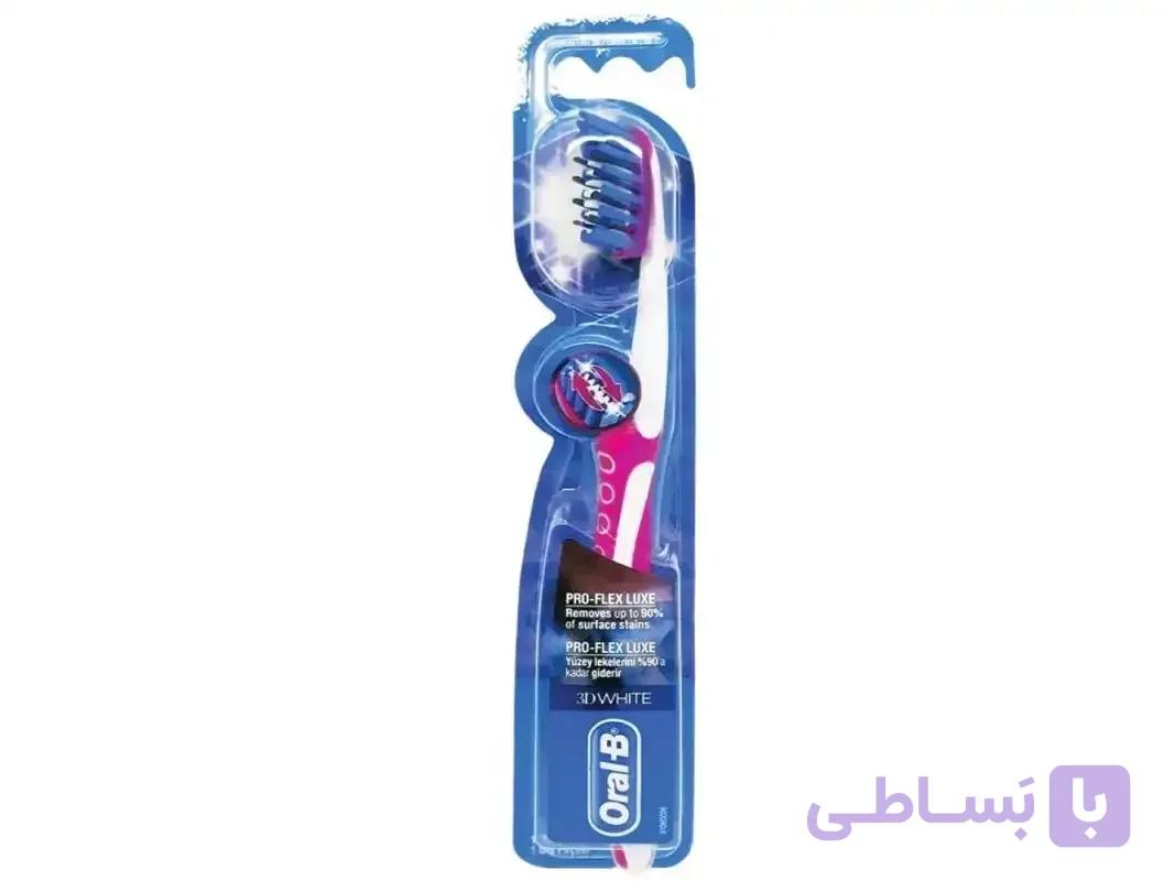 مسواک اورال-بی سری Pro-Flex مدل 3D Whie Luxe با بر
