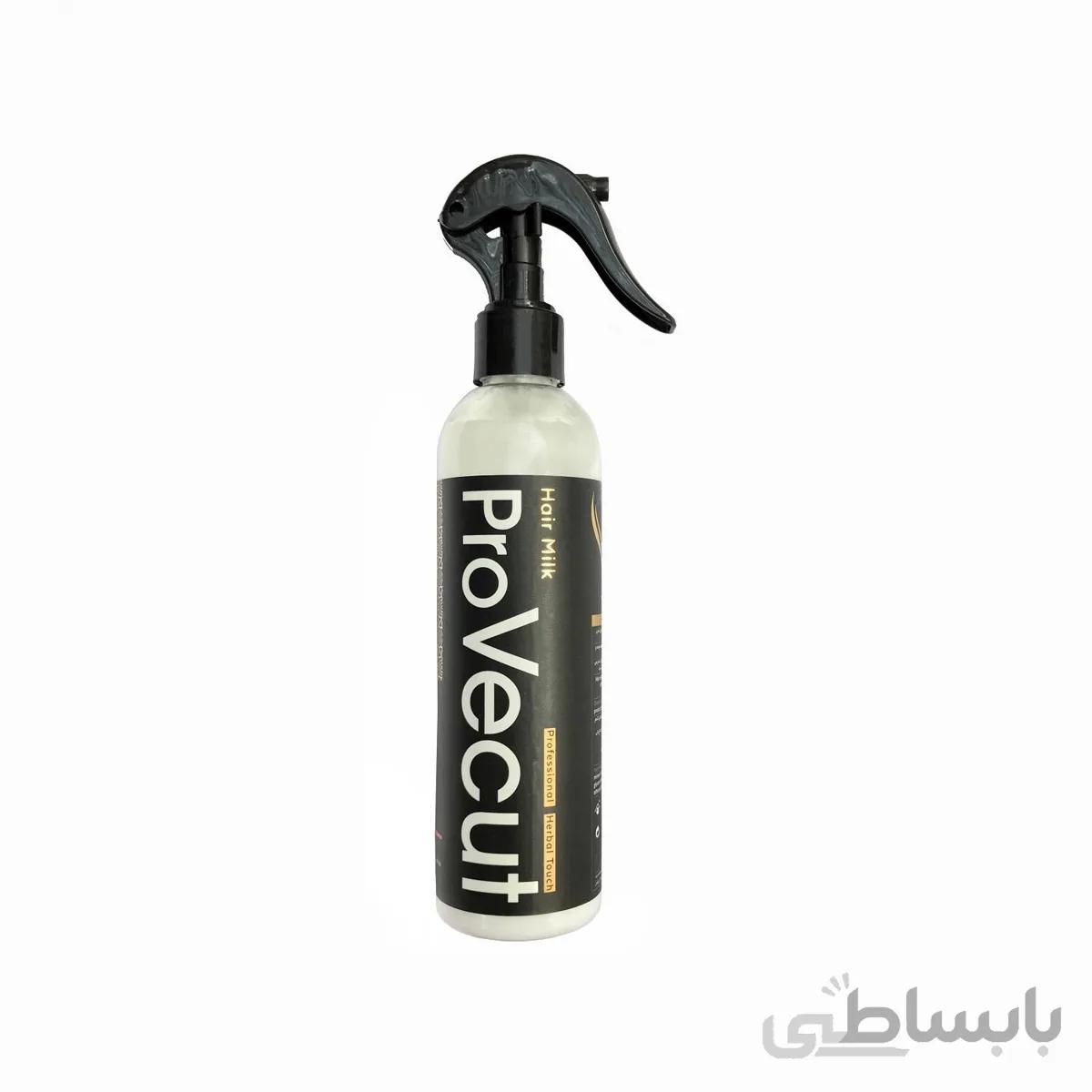 اسپری نرم کننده مو پروویکات مدل پروتئین شیر حجم ۲۵۰ میلی لیتر