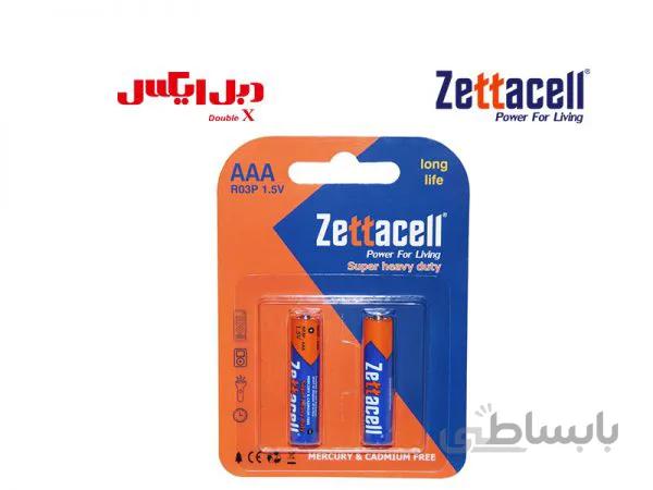 باتری نیم قلمی زتاسل Zettacell Super Heavy Duty