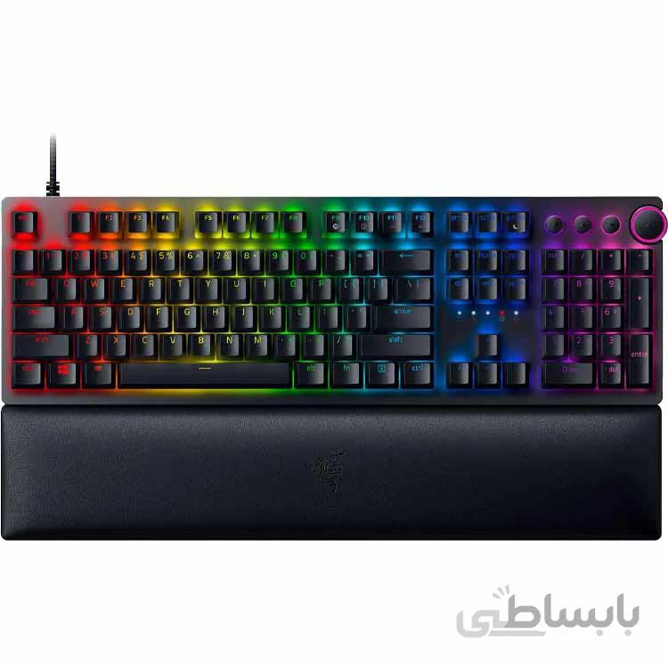 کیبورد گیمینگ ریزر Huntsman V2 Red Switch ا Razer Huntsman V2 - Optical Gaming Keyboard (Linear Red Switch) - US Layout RZ03-03930100-R3M1