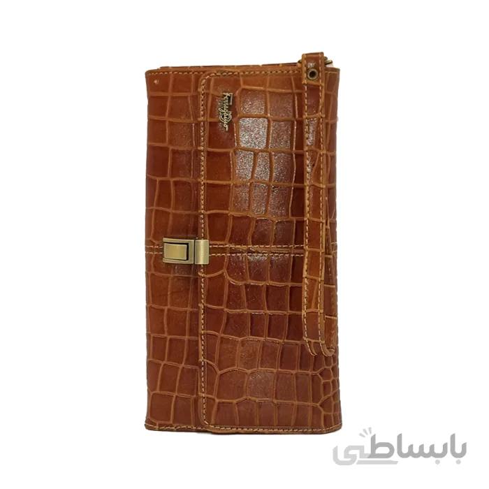 کیف پول چرمی اصل طرح کورکو