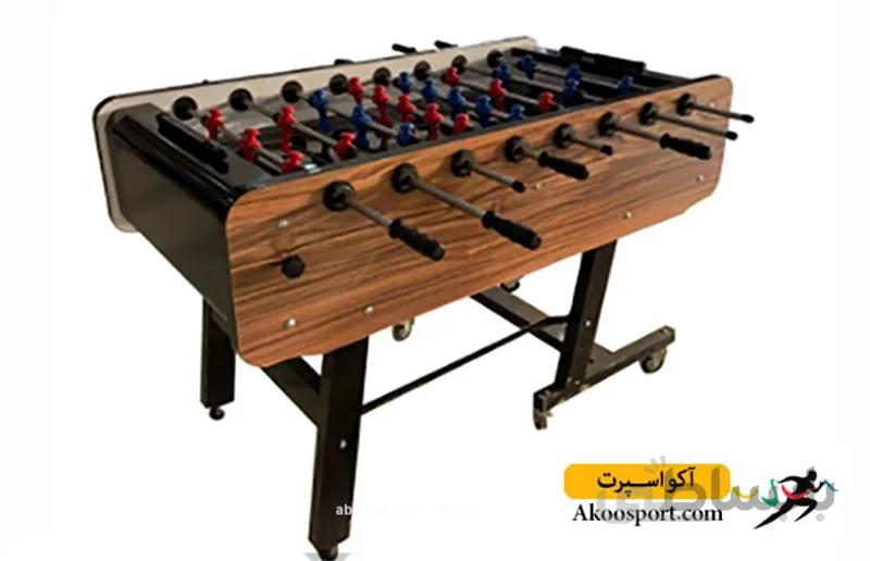 فوتبال دستی کله فلز کف شیشه چرخدار پایه تاشو عابدینی F115