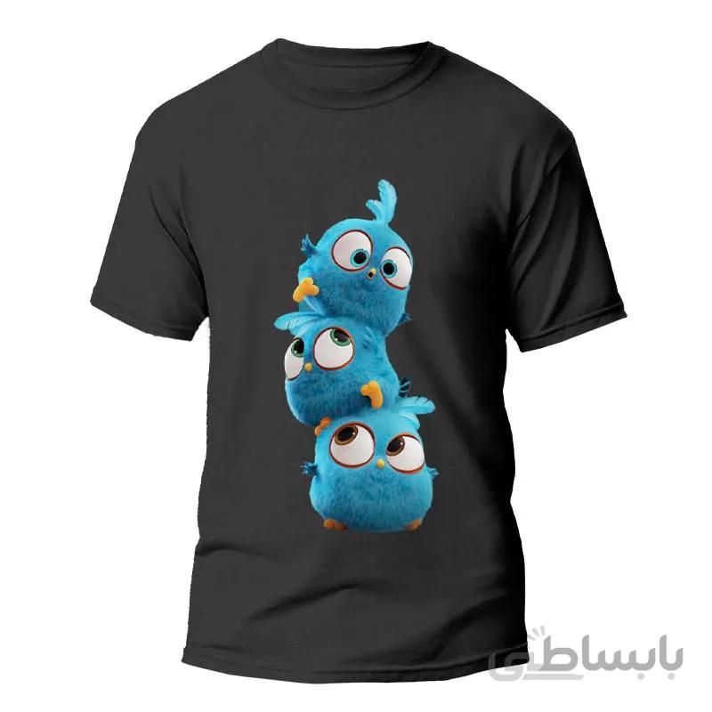 تیشرت طرح angry birds