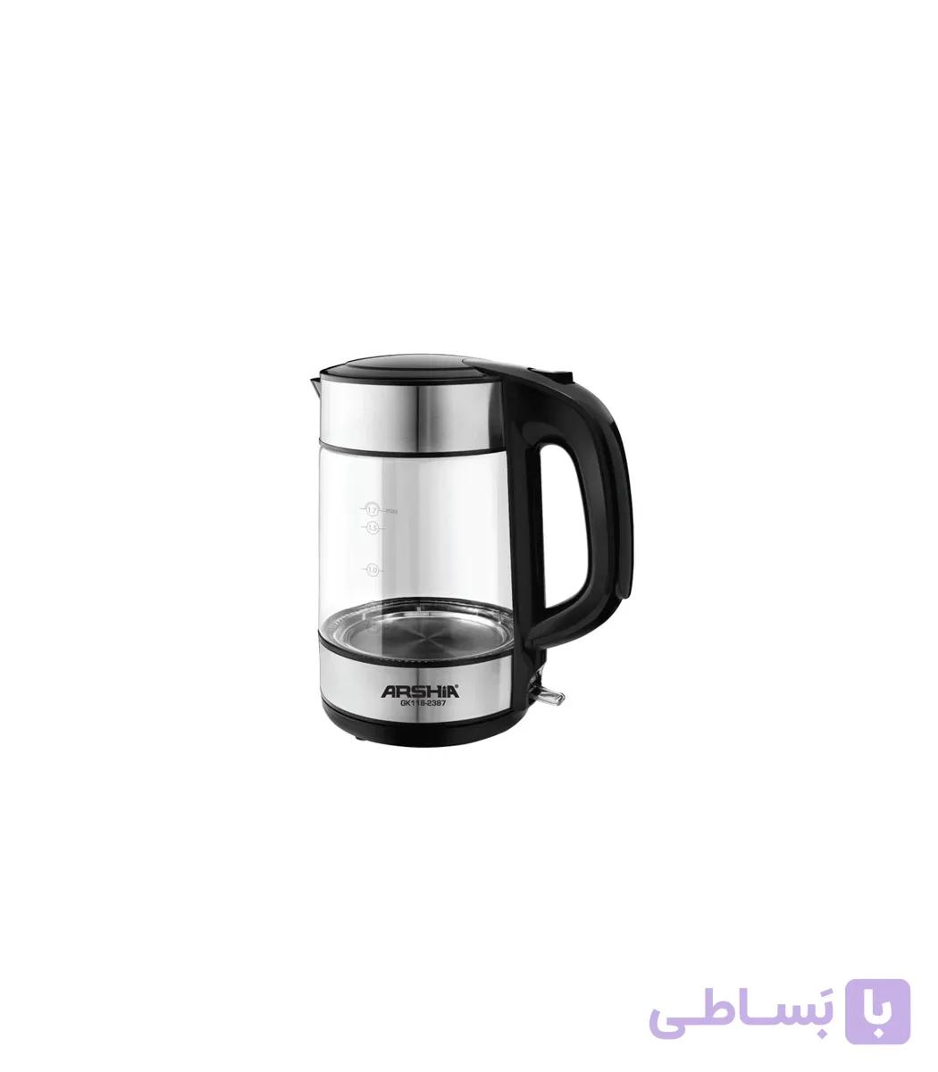 کتری برقی شیشه ای عرشیا (پیرکس) مدل GK118-2387