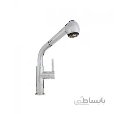 شیر سینک گوشی دار بلند A موست مدل راکت کروم