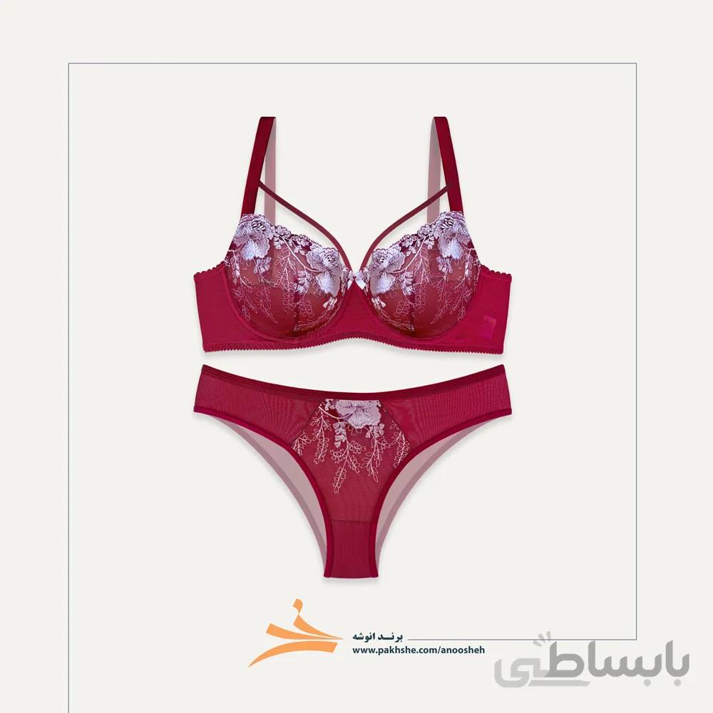 ست فانتزی قرمز برند انوشه کد 55021