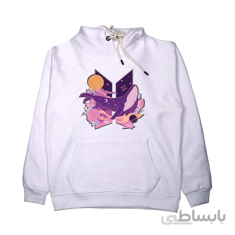 هودی طرح BTS WHALE LOVE