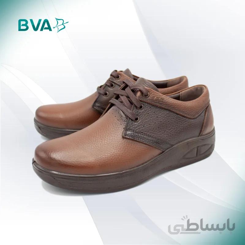 کفش چرم مردانه مدل آیدین کلارک عسلی