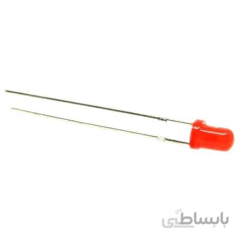 ال ای دی 3 میلی متر قرمز مات