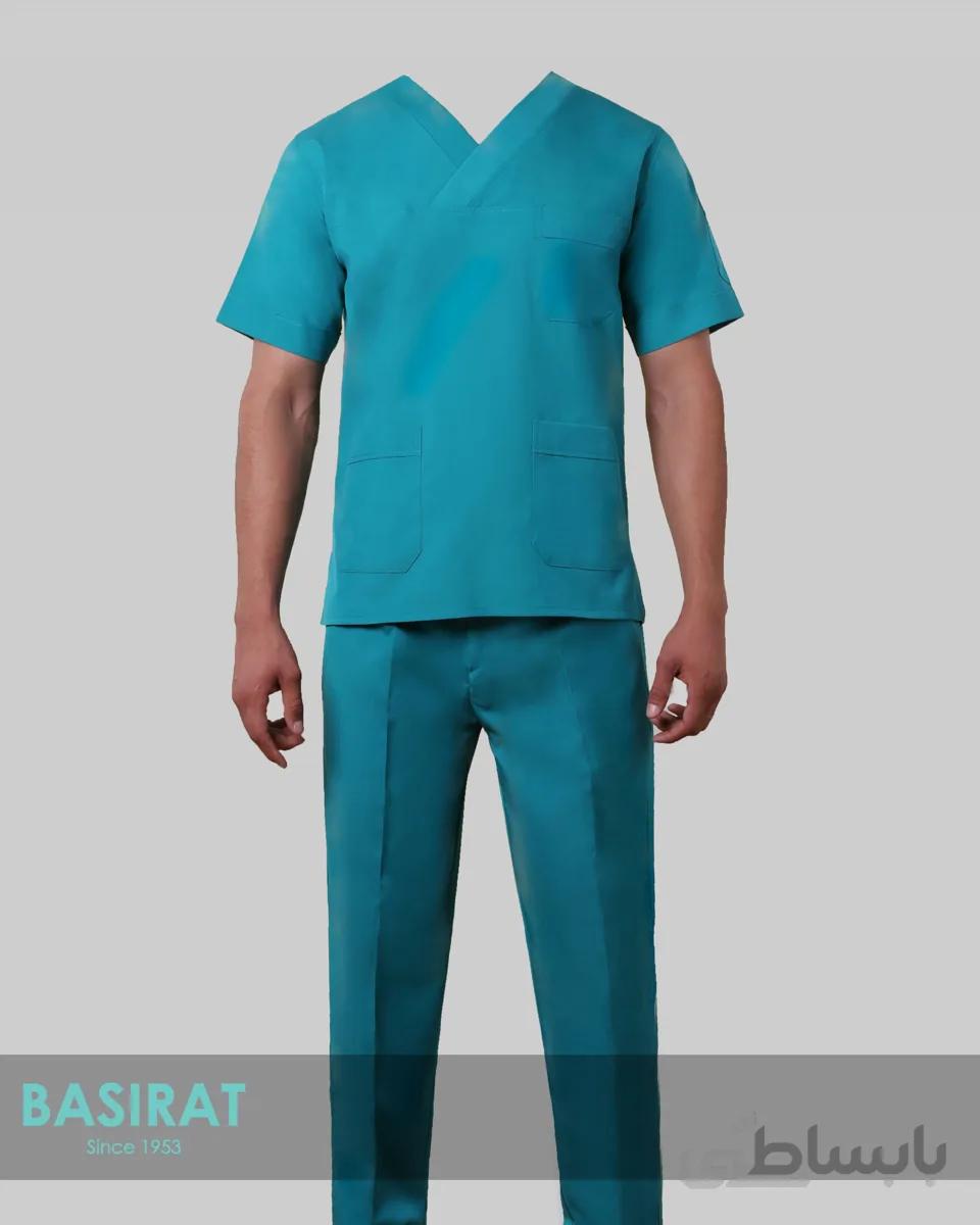 اسکراب جراحی (بلوز و شلوار اتاق عمل) – مدل يقه هفت