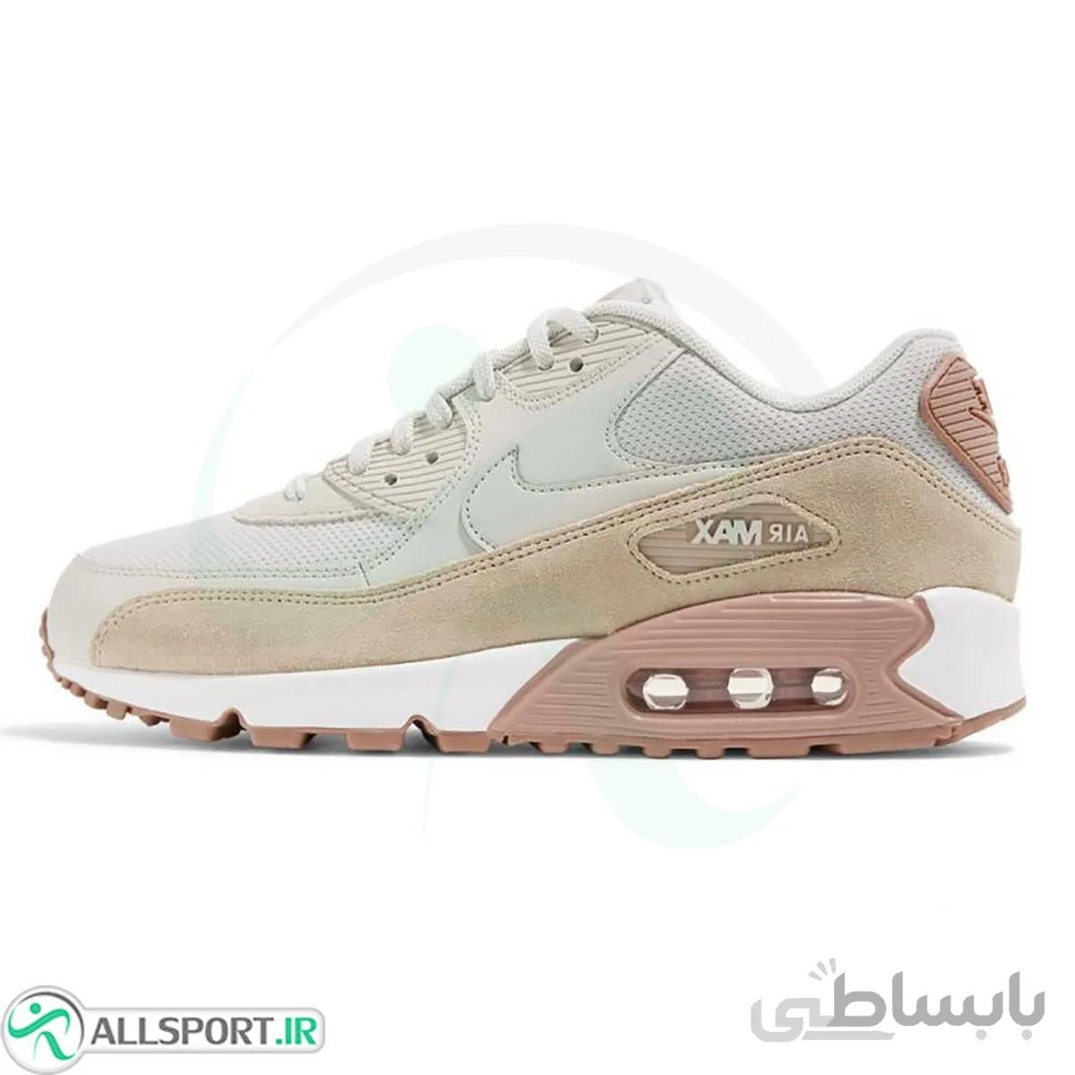 کتانی رانینگ مردانه نایک Nike Air Max 90 Brown White