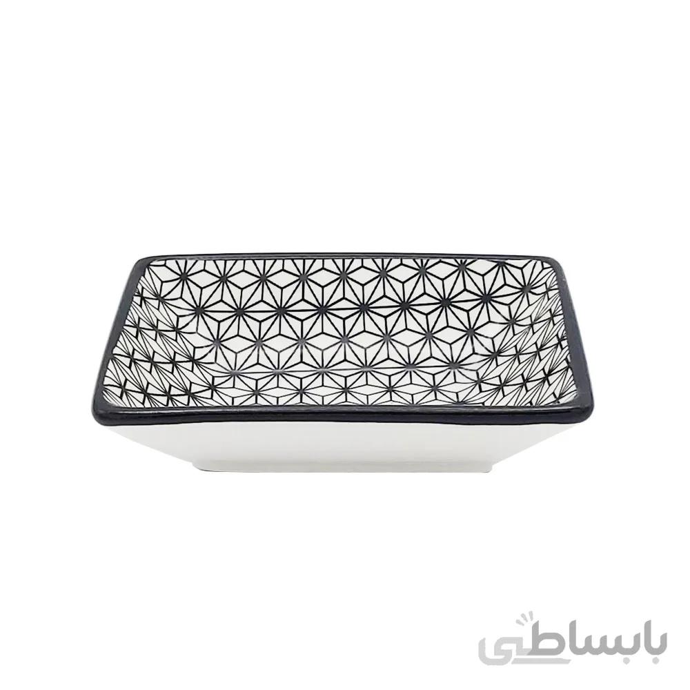 نعلبکی مستطیل چینی کد 003501