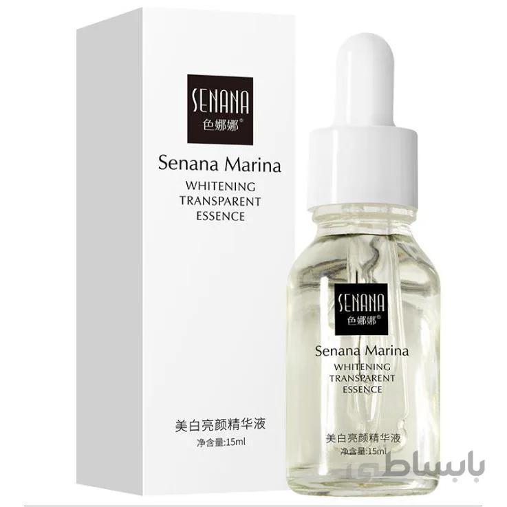 سرم سفید کننده و ضد لک صورت سنانا – Senana Marina Whitening Transparent Essence