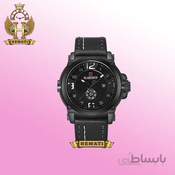 ساعت مردانه نیوی فورس Naviforce NF9099M مشکی-سفید
