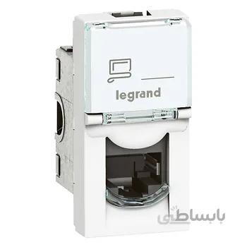 پریز شبکه تک پورت باریک لگراند cat6 utp
