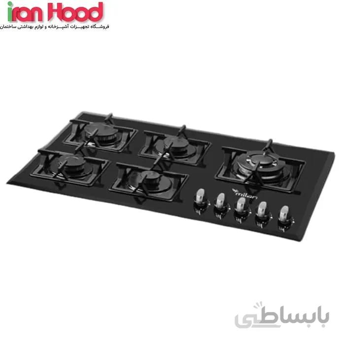 اجاق گاز صفحه ای G6 میلان برنز ا Milad G6