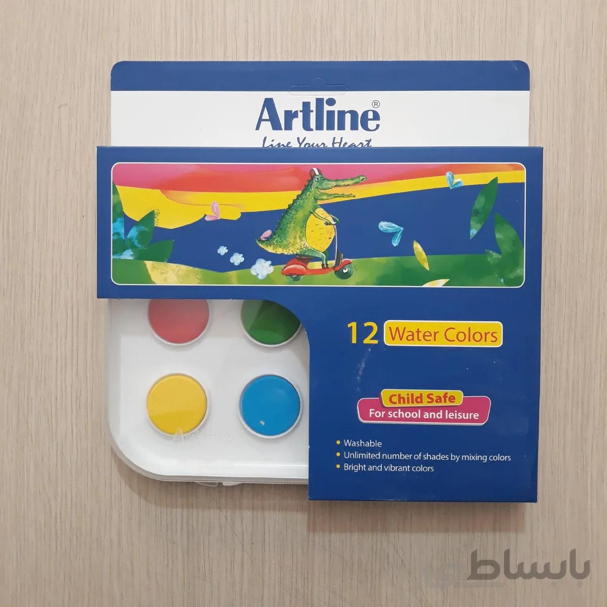 آب رنگ 12 رنگ Art line