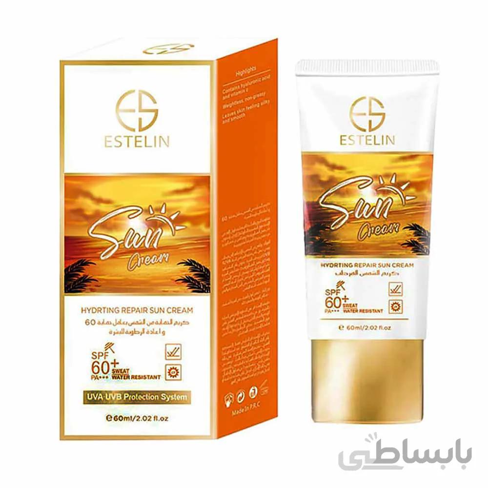 کرم ضد آفتاب استلین SPF60 + میل ۶۰ | Estelin