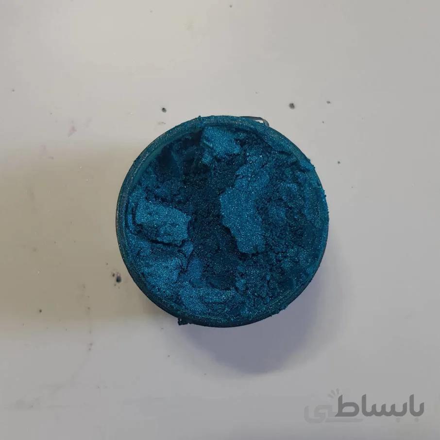 رنگ پودری صدفی سبزآبی تیره