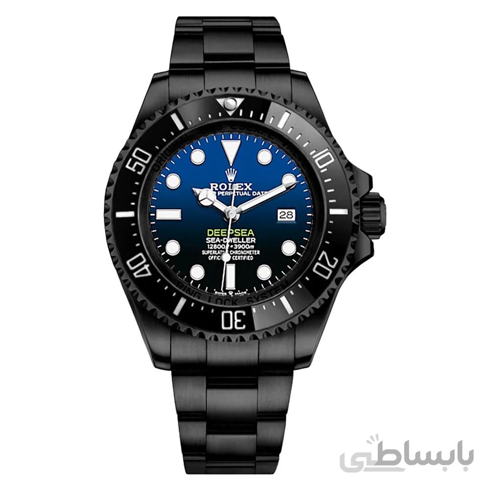 ساعت مچی مردانه رولکس مدل Rolex Deepsea Black Edition 1792D