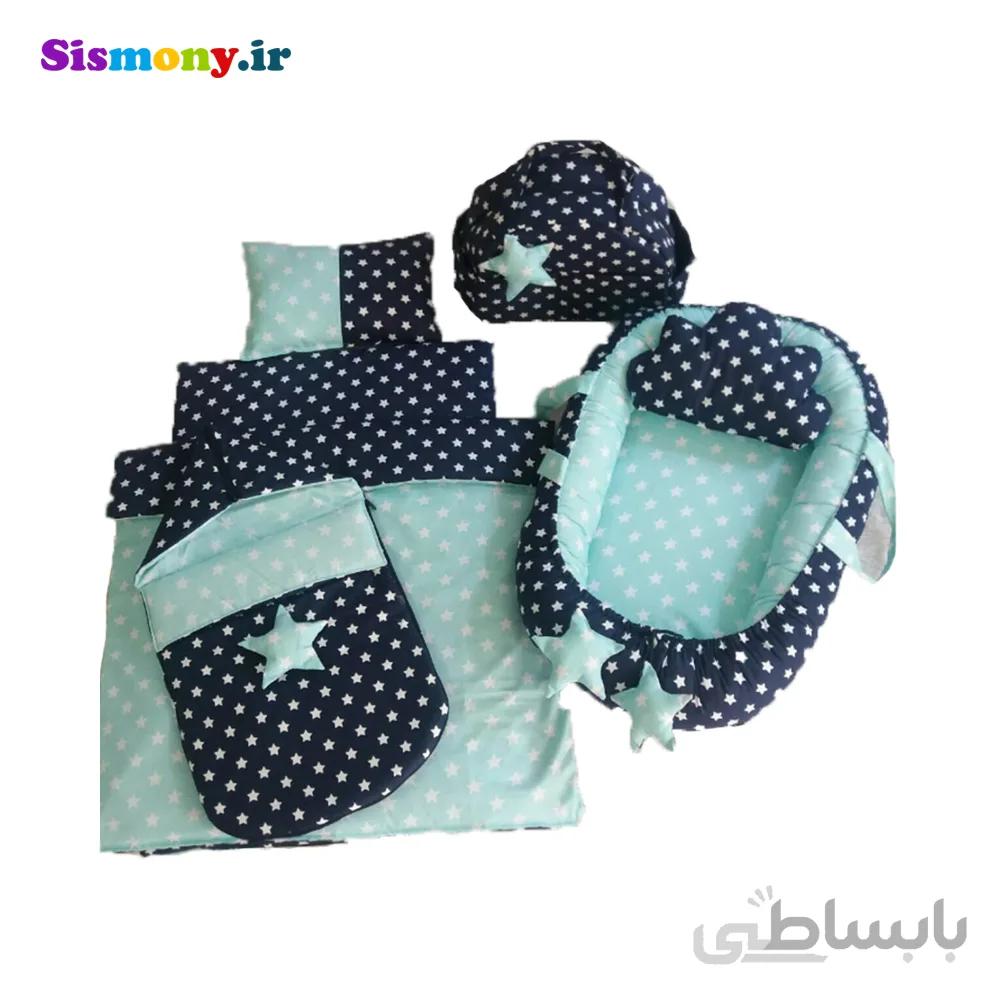 سرویس هفت تکه خواب نوزادی طرح ستاره کد ۱۰۰۵