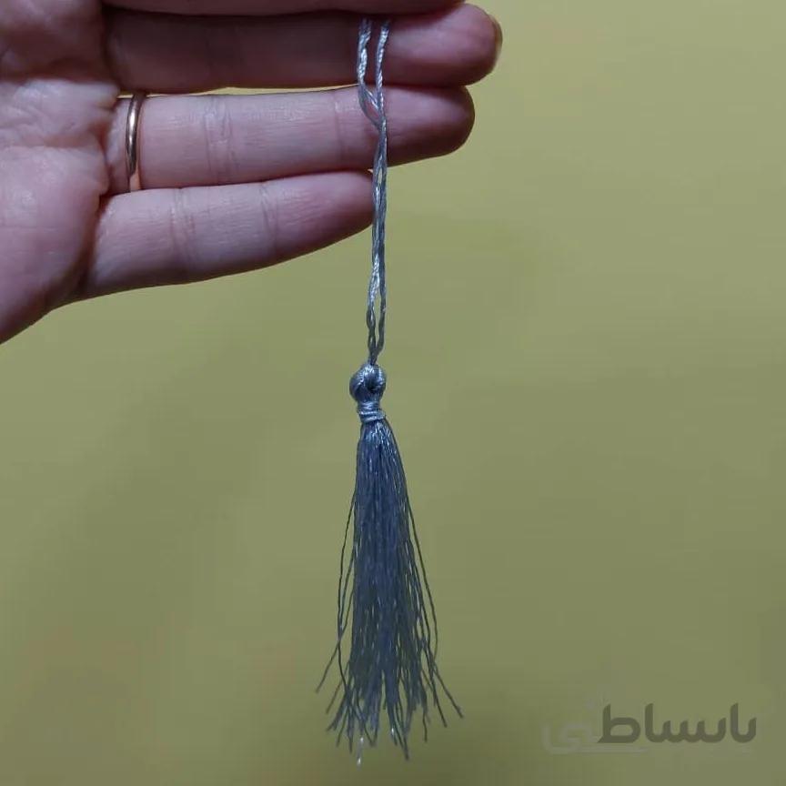منگوله طوسی ساده (5 عددی)