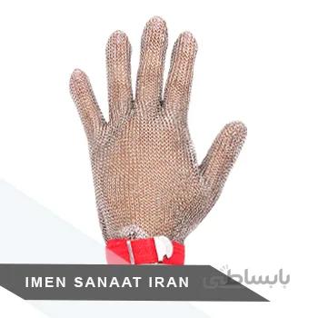 دستکش فلزی ضدبرش ساق کوتاه