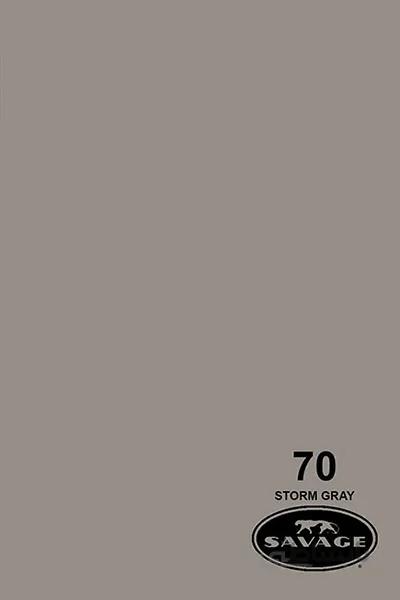 فون کاغذی طوسی SAVAGE Widetone #70 STORM GRAY