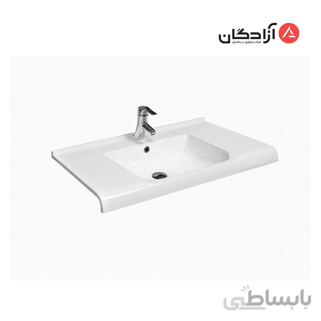 روشویی روکابینتی مروارید مدل ویستا 90