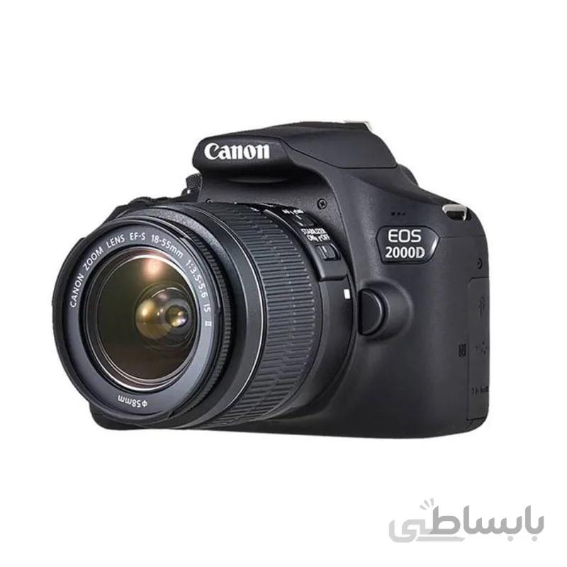 دوربین دیجیتال کانن مدل EOS 2000D به همراه لنز 18-55 میلی متر IS II ا Canon EOS 2000D Digital Camera With 18-55mm IS II Lens
