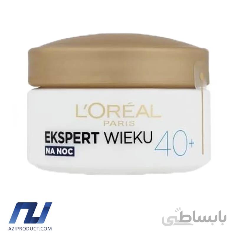 کرم ضد چروک روز لورال مدل Ekspert Wieku +40 حجم 50 میل