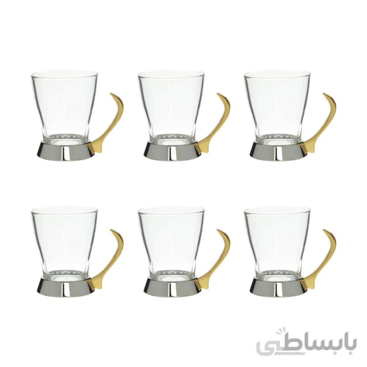 استکان مدل ویکتوریا بسته 6 عددی