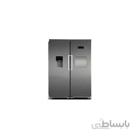 یخچال فریزر الکترواستیل دوقلو با یخساز اتوماتیک و درب بار سری unique ا Electro steel unique Freezer refrigerator