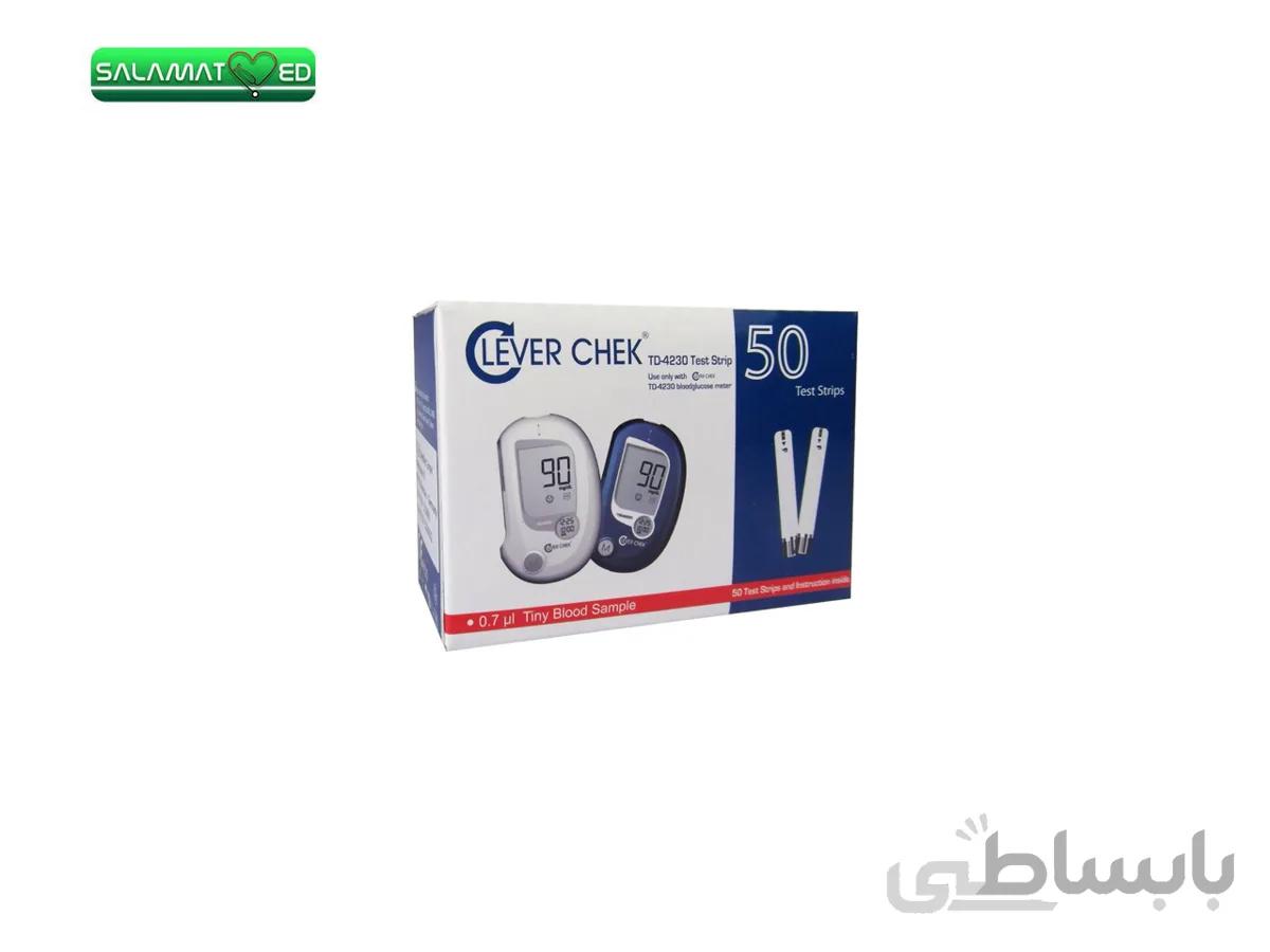 نوار تست قند خون کلور چک TD-4230 ا Clever CHEK Blood Sugar Test Strips