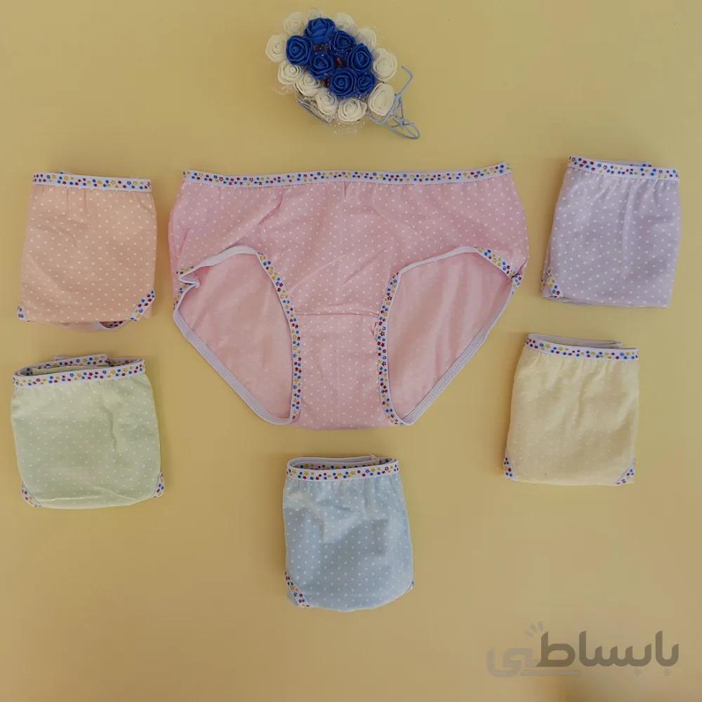 شورت اسلیپی دخترانه بچه گانه قرمز زرد صورتی سیر صورتی کمرنگ بنفش ابی بنفش سیر s.m.l ا Underwear