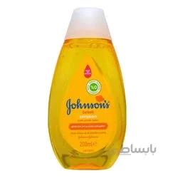 شامپو سر و بدن بچه جانسون زرد ظرفیت 200 میلی لیتر ا johnsons baby shampoo 200ml